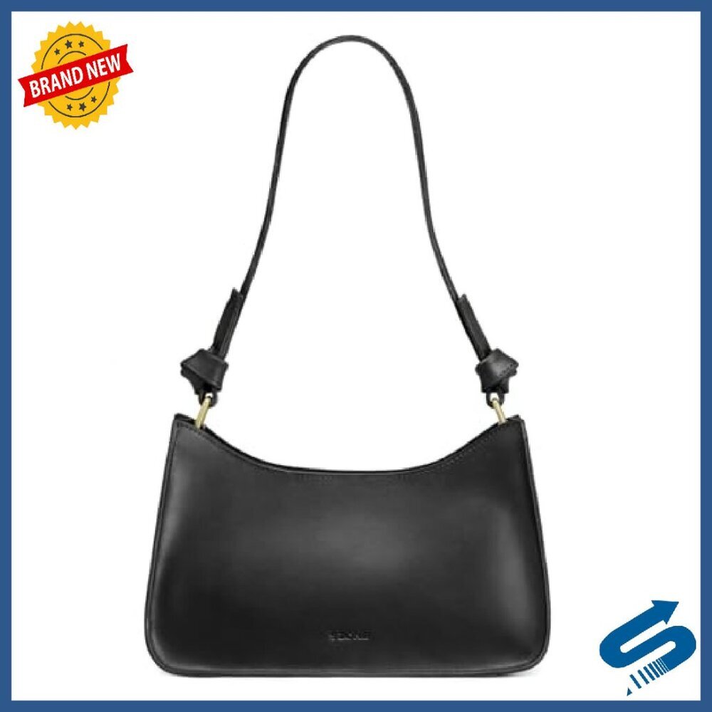 Leather Hobo Shoulder Bag Small Purse Clutch Versatile Carry - Picture 2 of 8